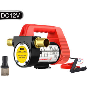 Electric Fuel Transfer Pump 12V/220V Portable Diesel Kerosene Oil Extractor Vehicle Tank Tool