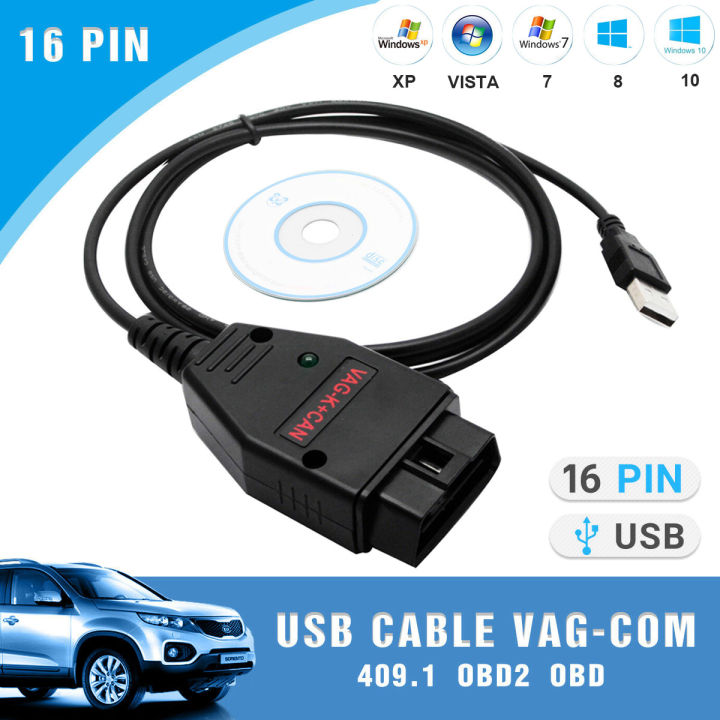 VAG COM FTDI k-line KKL usb RUS - автомобильный сканер