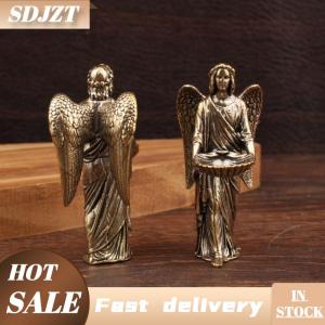 SDJZT Brass bức tượng thiên thần tượng trang trí máy tính để bàn hàng thủ công sáng tạo đồ trang trí bằng đồng nhỏ cho trang trí nội thất