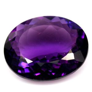 Natural Uruguay Purple Amethyst 20.19 Cts. Oval Cut Eye Clean Grade Loose Gemstone
