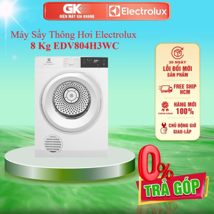 Máy sấy Electrolux UltimateCare 8 kg EDV804H3WC - GIAO TOÀN QUỐC