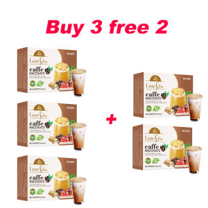 Buy 2 Get 1 - FreeNugen Luxe Slim Caffe Macchiato Ketogenic Coffee with L-Carnitine  Fat Melt Coffee / Slimming / Burn Calories / Appetite Control - 10 Sachets 燃脂咖啡 减肥咖啡