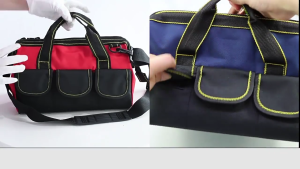 กระเป๋าเก็บของกระเป๋าเครื่องมือบำรุงรักษา14นิ้วผ้าอ๊อกซ์ฟอร์ดสำหรับง่ายเครื่องมือการขนส่งขององค์กรช่างไฟฟ้าบ้านการประชุมเชิงปฏิบัติการ