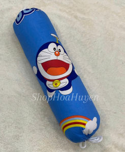 Gối ôm cho bé trai bé gái sơ sinh vải Cotton kara bella chuẩn Cty gối ôm chặn cho bé sơ sinh 50x13cm- gối ôm trẻ em