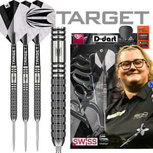 TARGET STEEL TIP DARTS - 23G BEAU GREAVES G1 (SWISS) SP 90% TUNGSTEN DART SET