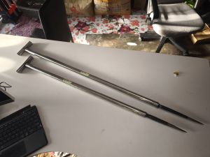 TOJOK SAWIT STAINLEES ANTI KARAT TEBAL 1MM PANJANG 97 CM / 105 CM COD