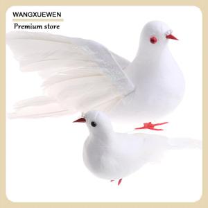 [COD] Nhân tạo mô phỏng Hòa Bình chim bồ câu bọt lông chim đám cưới thủ công mỹ nghệ trang trí