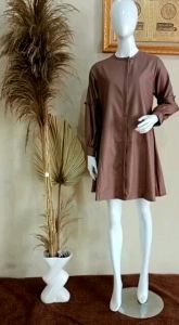 Atasan Tangan Balon / Tunik Polos / Blus Polos