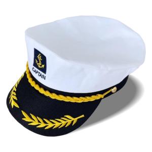 Captain Hats Adjustable White Sailors Navy Marine Admiral Baseball Caps for Yacht Theme Party Costume Performance Access