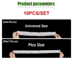 10Pcs Penutup Debu Transparan Plastik Serbaguna / Penutup Anti Debu MLH Z21