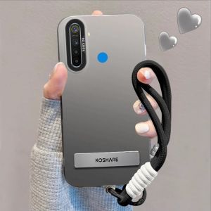 Case for Realme 5 realme c3 realme 5i realme 6i phone casing hard case TPU Protector shockproof Cover new design aesthetic with holder and Lanyard for girl CYSTCBZJ01