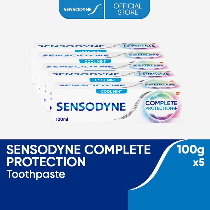 Sensodyne Complete Protection Toothpaste 100g [Pack of 5] All In One ...