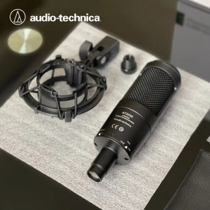 Audio Technica AT2035 Microphone capacitor live microphone built-in sound card large capacitance radio diaphragm plug and play audio book recording equipment for singing professional recording equipment