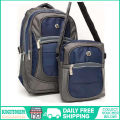Budgetstoreph HP 2 in 1 backpack bag with free pouch with laptop compartment bagpack on sale for men and women unisenx on sale today korean fashion. 