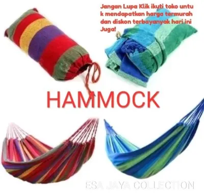 ESA HAMMOCK AYUNAN GANTUNG CAMPING Piknik Portable