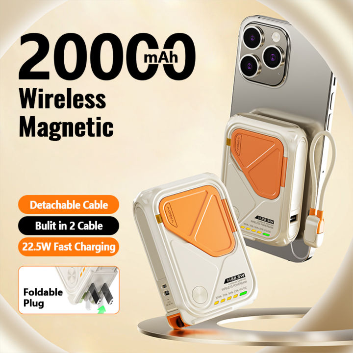 Charmast 20000mAh Portable Charger With Built In Cables, 22.5W Travel Power Bank - Foto 10