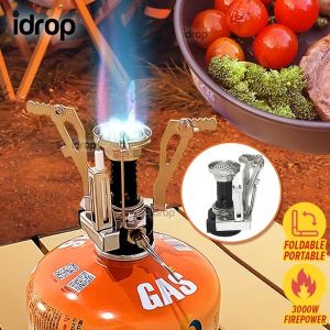 [Sell Zone] Outdoor Camping Mini Stove Compact Foldable Gas Cooker Burner / Dapur Masak Mudah Alih Senang Lipat / 拓村户外野营炉子露营野炊气炉具便携燃气高山炉头野外迷你瓦斯炉