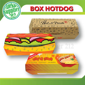 Box Kotak Hotdog Box Hot Dog - Dus Hotdog