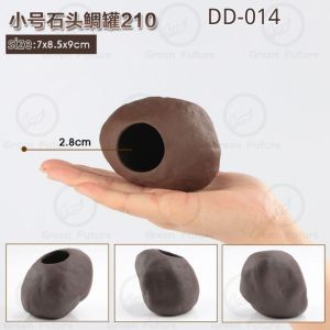 Aquarium Decorative Ceramic Ornament Fish Hiding Cave Shelter Fish Tank 鱼缸装饰 躲避洞