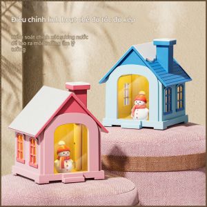 đèn thơm người tiêu dùng giữ ấm máy tạo độ ẩm ánh sáng ấm áp tạo không khí giáng sinh người tuyết cầu vồng