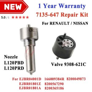 ORLTL 7135-647 Dispenser Nozzle L120PBD Fuel Injector Control Valve 9308-621C For RENAULT 8200567290 EJBR04001D EJBR01801A
