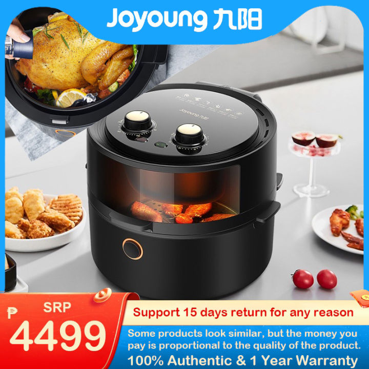 Joyoung 6in1 Air Fryer Oven, 5.5L Air fryer Toaster Oven Combo, 1350W