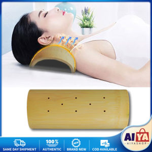 Bamboo Pillow Practical Cervical Handmade U-shaped Spine Sleeping Single Natural
