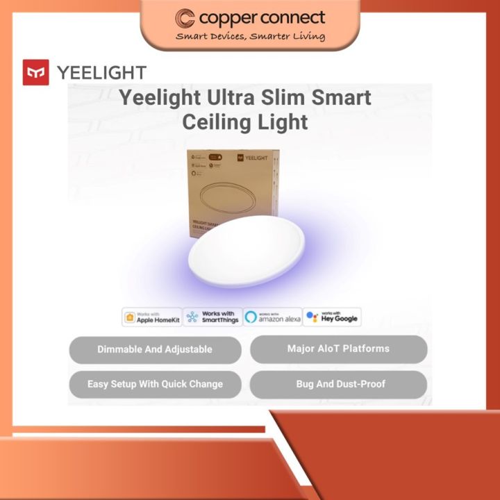 Yeelight Ultra Slim Smart Ceiling Light ( YLXDD-0030, YLXDD-0033 ) | Lazada