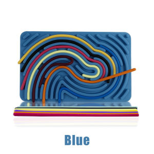 Sensory Activity Board for Kid Busy Board Motor Skills Silicone Calm Down Toy Stress Silent Mindfulness For Kids Adults Anxiety Relief Sensory Board Activity Toys Sensory Toys For Autism Kids