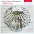 Cầu chắn rác sân thượng KAG-QC301 (ống D90), Cầu chặn rác Inox 304 đế thấp thả ống D90, cầu lưới lọc rác thoát nước mưa thoát nhanh sử dụng tốt. 