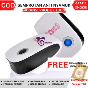 Alat Pengusir Nyamuk Elektrik Tanpa Asap Pembasmi Hama Kecoa Lalat Praktis Tinggal Colok Penangkal Tikus Ampuh Usir Serangga di Ruangan Rumah Tanpa Kimia Aman Untuk Bayi