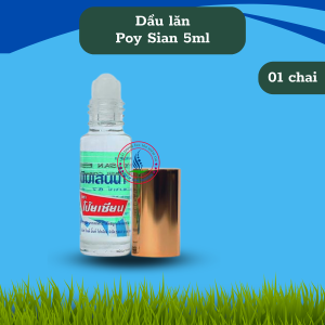Dầu Thái Lan - Dầu lăn Núi - Dầu lăn thảo dược Poy Sian 5ml - Giúp tỉnh táo thư giãn tinh thần giảm mệt mỏi.