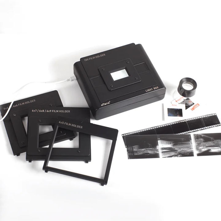 ETone Porta Negativos De 35mm Con Luz LED Ajustable – Digitaliza Tus Fotos Analógicas Fácilmente