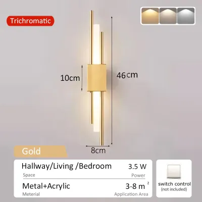 【STAR】Bedroom wall lamp living room background wall light aisle decor lights house design light