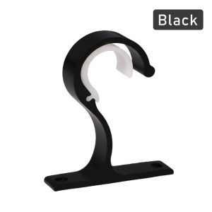 Aluminum Alloy Curtain Rod Brackets /Home Decor Accessories/Drapery Window Rod Holder Easy Install Diy Hook