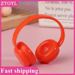 ZTOYL💝 Cotton Doll Headphone Cute Earphone For 10cm Cotton Doll Mini Plush Doll Headset Decoration Fashion DIY Doll Accessories Gift