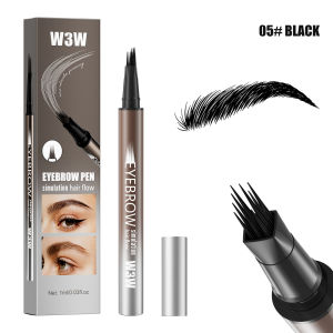 Eyebrow Pen Waterproof and Smudge-proof Long-Lasting Quick Drying Smudge-Proof Natural and Smooth Multi Fork Liquid Eyebrow Pen Create Wild Natural Hair-Like Brows for Women