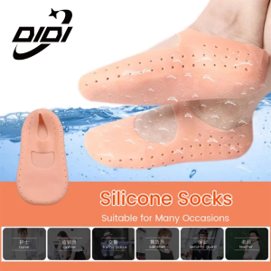 DIDI 1 Pair Silicone Gel Heel Socks Cracked Foot Skin Care Protector Foot Cover