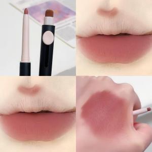 Muge LEEN Dessert Lip Liner Automatic Rotating Waterproof Long-Lasting Non-Fading Outline Lipstick Pen