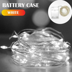 Đèn led dây kẽm trang trí nhà cửa trang trí quán ăn trang trí Noel (dùng pin 2A)