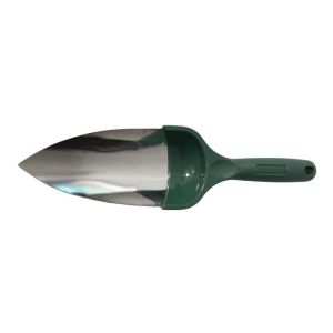 HENRYQ Stainless Steel Gardening Shovel Thickened Heavy-Duty Planting Shovel Easy Grip One-Piece Molding Garden Trowel Outdoor Gardening