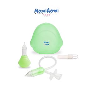 Momi Homi Alat Bantu Pembersih hidung Bayi Pembersih Ingus Bayi Nasal Aspirator Nose Cleaner 3in1 Terbuat Dari Bahan Silikon