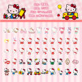 100PCS DIY Sanrio Cinnamon Kuromi Cute Stickers Transparent Cartoon Sticker Gift Box DIY Stationery Pencil Case Stickers. 