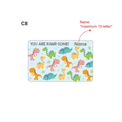 Personalised Cute Kids Collection EZ-Link Card | Custom Name Adult EZ-Link Card | Cute Cartoon Transport Card Singapore