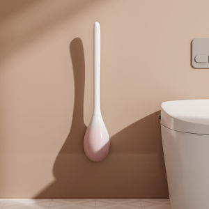 Toilet Cleaning Brush Flexible Toilet Bowl Brush Head with Silicone Bristles for Bathroom Kitchen Cleaning