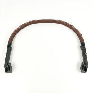 2Type Stroller Armrest For Cybex Coya Buggy Bumper Bar Pushchair Handrest Leather Cover Adjustable Baby Repalce Accessories