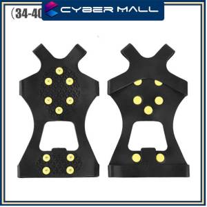 Outdoor Mountaineering Camping Non-Slip 10 Teeth Crampons Non-Slip Shoes Overshoe Stud Silicone