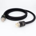 【Stock in SG】HiFi Power Cord Hi-End Braided Sleeve Amplifier Power Cable - 10AWG - OD 17MM - Shielding Audiophile High Fidelity AC Power Wire Audio Power Cable UK US EU Custom Plug. 
