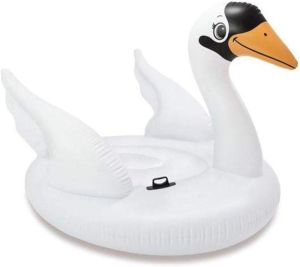 Mega Swan Water Float Island Big Double Row Floating Bed Inflatable Toy Whooper for Pool Beach Party Intex 57287
