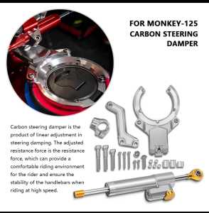 sterring dumper Honda Monkey125 Z125 Stabilizer Stang Fullset Brecket CNC